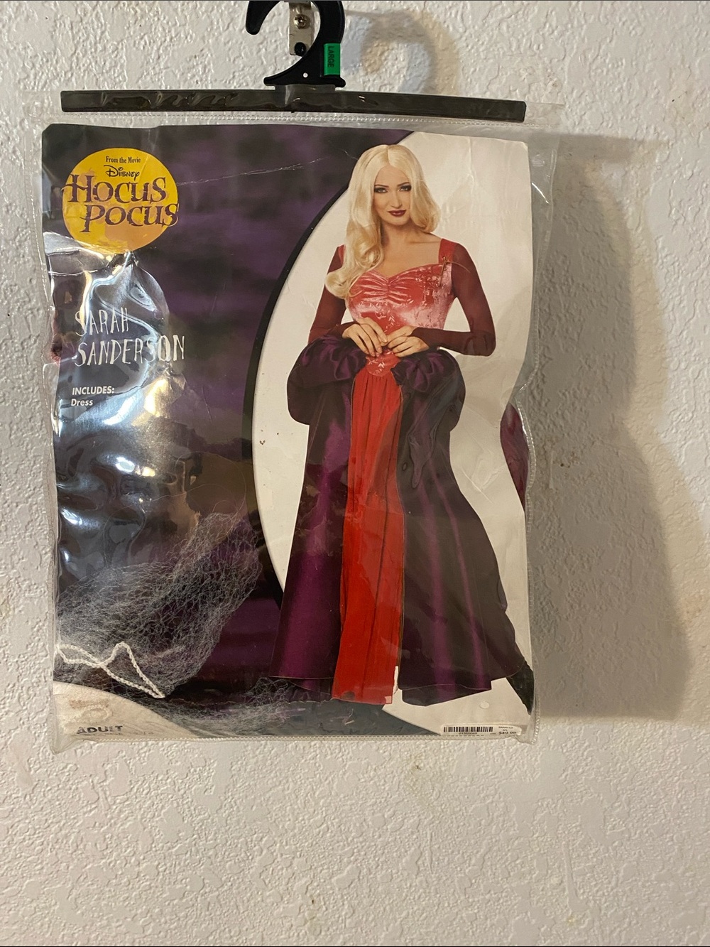 Hocus Pocus Disney  Women’s Halloween Costume Adult Large
